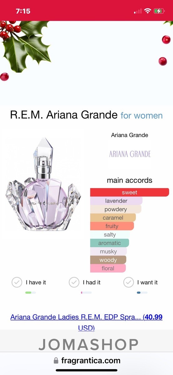 Ariana Grande Perfume Fl Oz