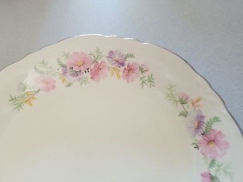 Vintage Homer Laughlin China Daisy Pattern Soup Bowl Gold Trim - Picture 5 of 6