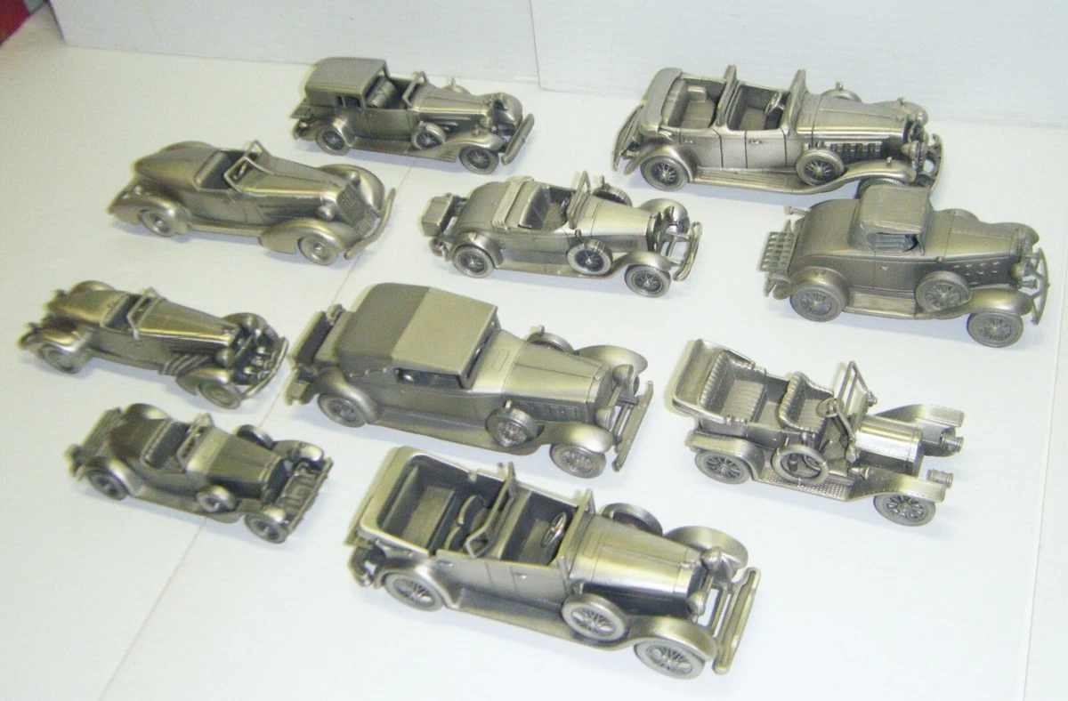 10 Danbury Mint 1 43 Scale Classic Early American Pewter Cars. eBay
