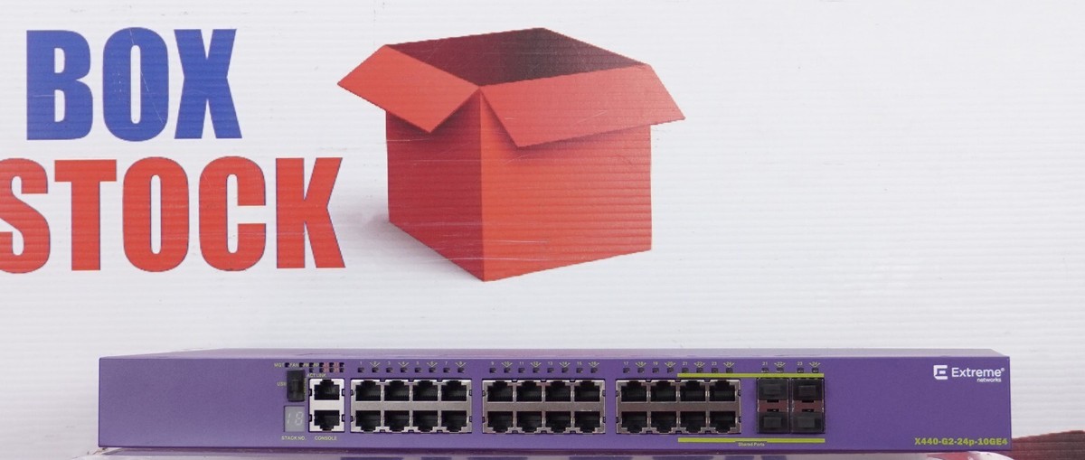 Extreme Networks X440-G2-24p-10GE4 Ethernet Switch for sale Extreme Networks X440-G2-24p-10GE4 Ethernet Switch for sale