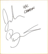 Josh Barnett Signed Shikishi Japanese Art Board BAS COA UFC Pride FC Pancrase 6