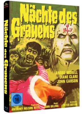 Hammer Hartbox NÄCHTE DES GRAUENS -THE PLAGUE OF THE ZOMBIES Limited Blu-Ray NEU