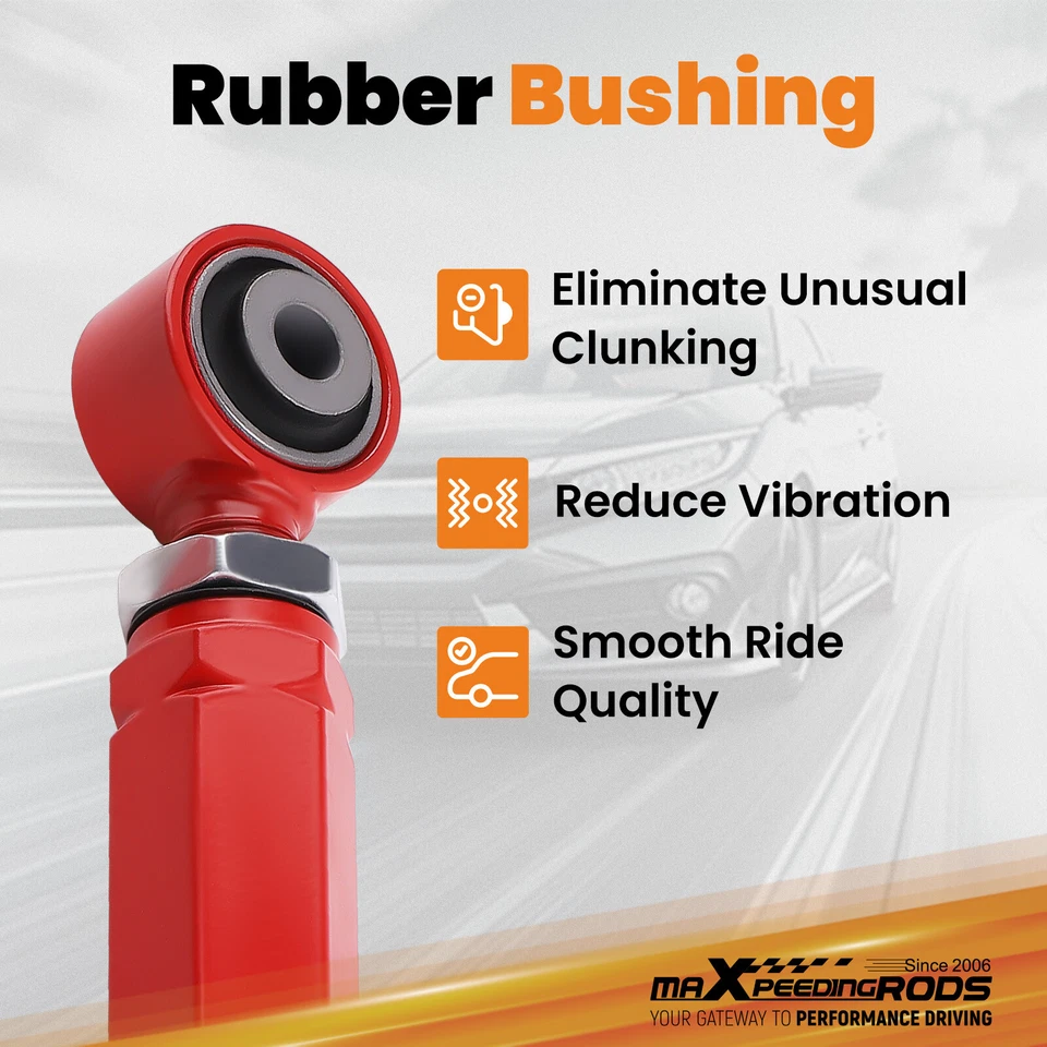 Kit de brazo de puntera inclinable trasero ajustable para Honda CRX 1988-1991 Del Sol 1993-1997 Foto 3 de 4