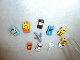 Vintage micro machines lot of 10 vintage cars,planes. Micro machine lot vintage