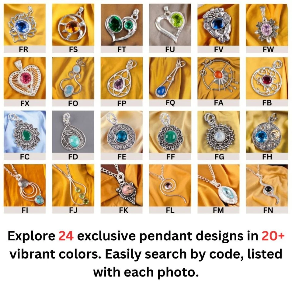 Cachemira Natural Rubí Rosa Piedras Preciosas Hecho a Mano Moda Colgante Joyería India Regalo Foto 3 de 4