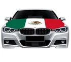 Mexico Flag Car Hood Cover Hood Cover Durable Weatherproof Universal Fit Car