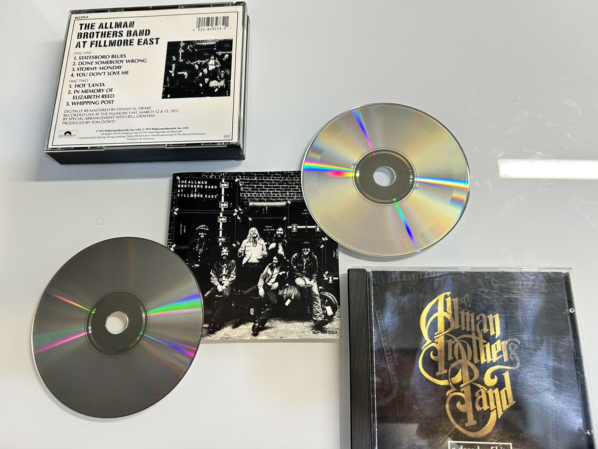 The Allman Brothers Band At Fillmore East 1971 2CD Set +Decade of