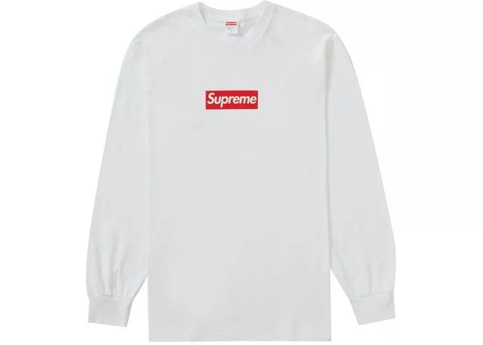 Supreme Box Logo L/S Tee Long Sleeve White