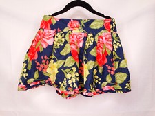 Abercrombie Kids Girls Large Floral Pleated Short Skirt