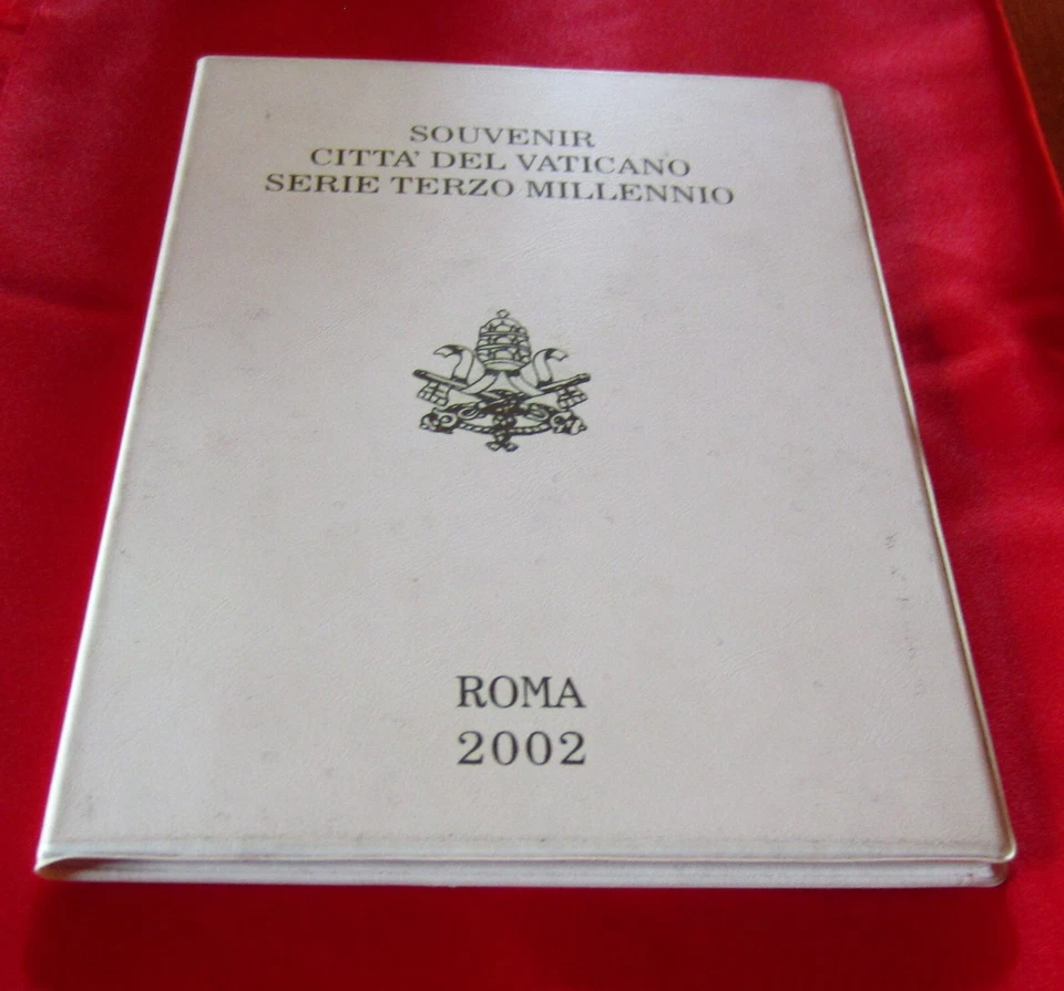 Vintage VATICAN 2002 Coin Set THIRD MILLENNIUM 20th 21st Century Popes Souvenir - Image 4 of 4