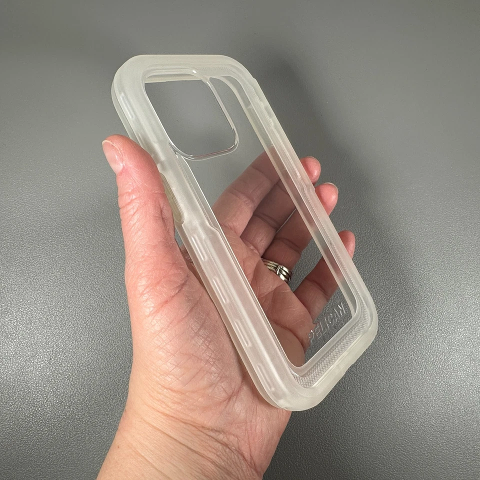 Pelican Voyager Case for iPhone 14 Pro - Clear w/ Holster Clip | Swivel Stand - Image 4 of 4