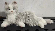 Ageless Innovation Joy For All Companion Pets Silver Grey White Tabby Cat
