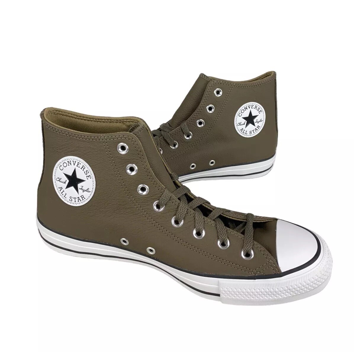 NEW Converse Chuck Taylor All Star Hi Shoes Brown Leather Mens