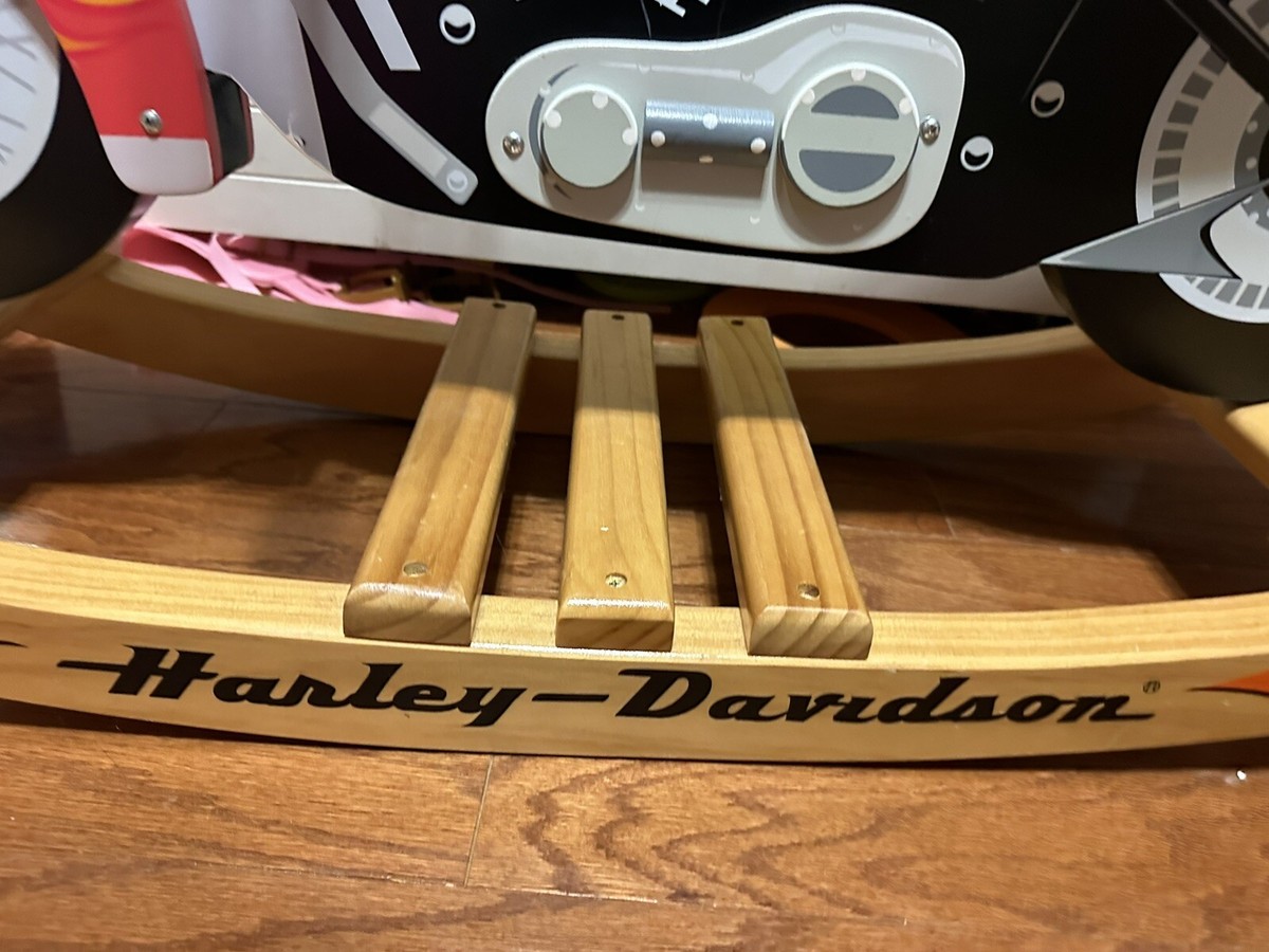 Child's Harley Davidson Wooden Rocker Toy | eBay