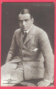 DOUGLAS FAIRBANKS # 1082 VINTAGE PHOTO PC. PUBLISHER STOCKHOLM 5688