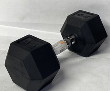 CAP 35 Lb Single Standard Rubber Coated Weight Dumbbell Single Weight New