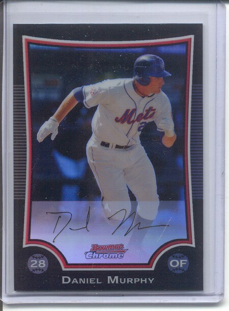 2009 BOWMAN CHROME REFRACTOR #66 - DANIEL MURPHY RC