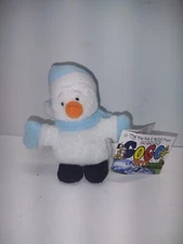 5” Mini Ganz Go Go Snowman Icicle Blue Scarf Hat HTF GoGo Moves Stocking Stuffer