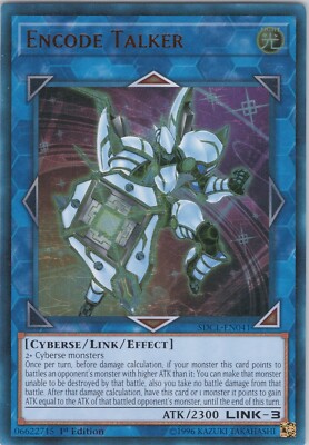 Encode Talker NM SDCL 1st Structure Deck: Cyberse Link  Yugioh