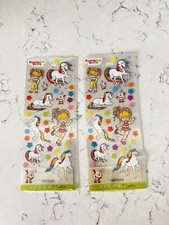 Rainbow Brite stickers nos hallmark Stickeroni 1 Sheet Clear Starlite