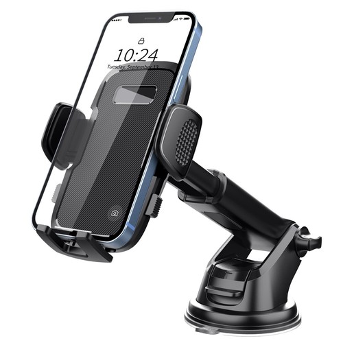 Universal Phone Mount Holder for Car Dashboard - Black - Photo 4 sur 13
