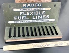 Vintage Radco Fuel LINES Gas Station Display Wall Mount Sign Metal