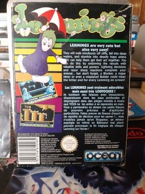 Jeu Lemmings Nes Nintendo en boite complet avec notice  Originale FRA 