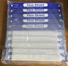 10-Pack Face Shield Reusable Washable Protective Cover Clear Mask Anti-Splash