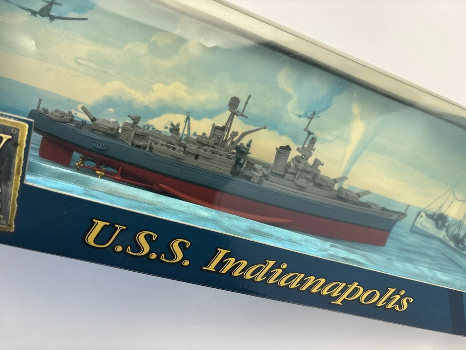 Vintage Gearbox Toys Military Classics U.S.S. Indianapolis Diecast 1:700 Ship - Image 2 of 4