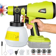 NEW Cordless High Pressure Spray Gun Airless Paint Sprayer For Ryobi 18V Battery