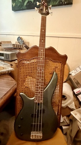 Rare Yamaha RBX270L Left-Handed Four-String Electric Bass – Mist Green