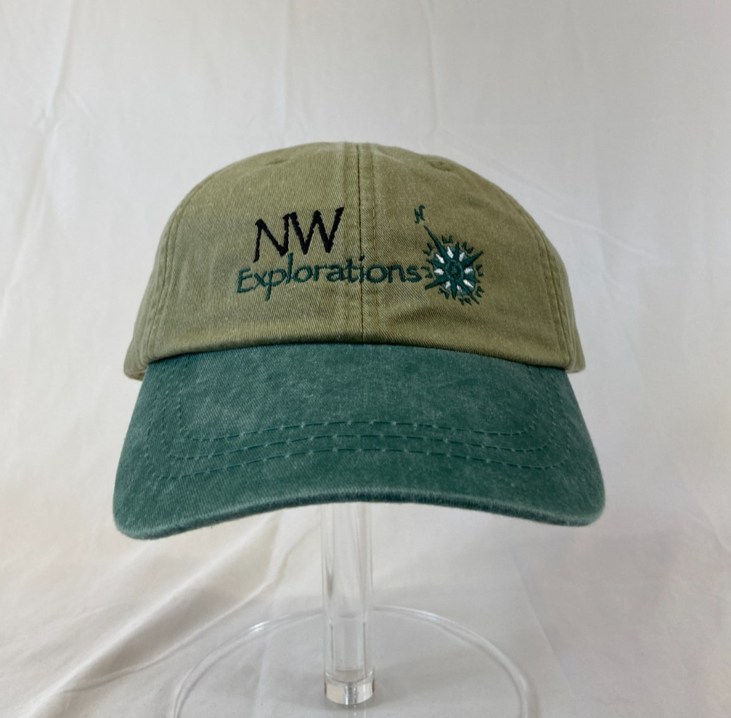 NW Explorations Baseball Cap Buckleback Lined Hat… - image 1