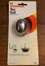 Vintage Tea Ball Infuser New Old Stock Made in West Germany Chrome on Brass