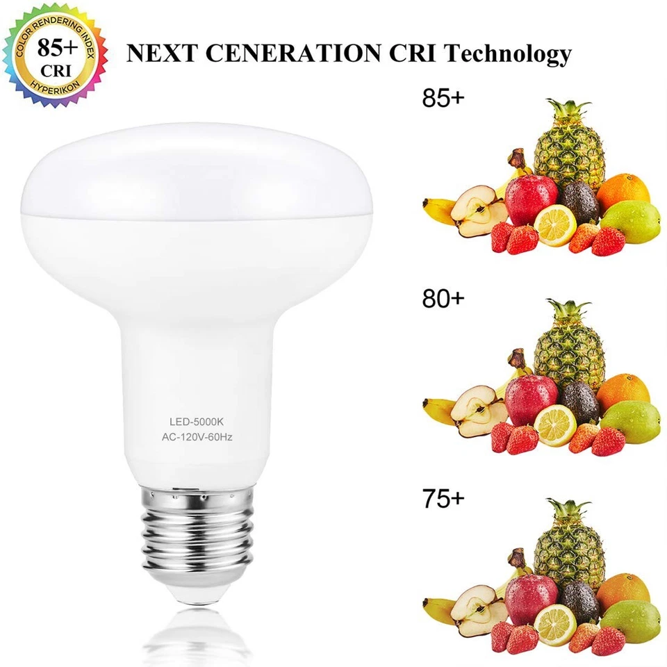 BR25/R25 Led Can Light Bulbs, 9W Dimmable Flood Lights (75W Equivalent), E26 ... - Image 4 of 4