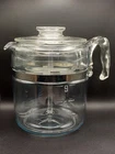 Vintage Pyrex Flameware 7759-B Glass 9 Cup Percolator Coffee Pot Complete