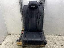 2013-2019 Bentley Flying Spur Flying Spur Rear Left Seat W Switch Black Leather 2013-2019 Bentley Flying Spur Flying Spur Rear Left Seat W Switch Black Leather