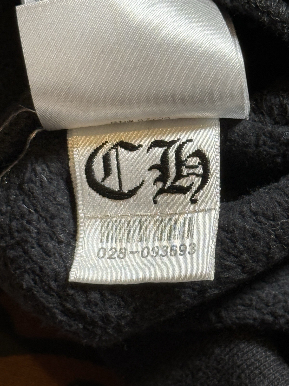 Chrome Hearts Black Script Logo Pullover Hoodie - image 10