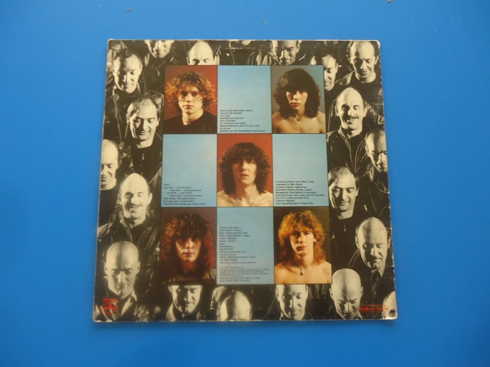 Def Leppard High "N" Dry LP (1981) SRM-1-4021 - Image 2 of 4