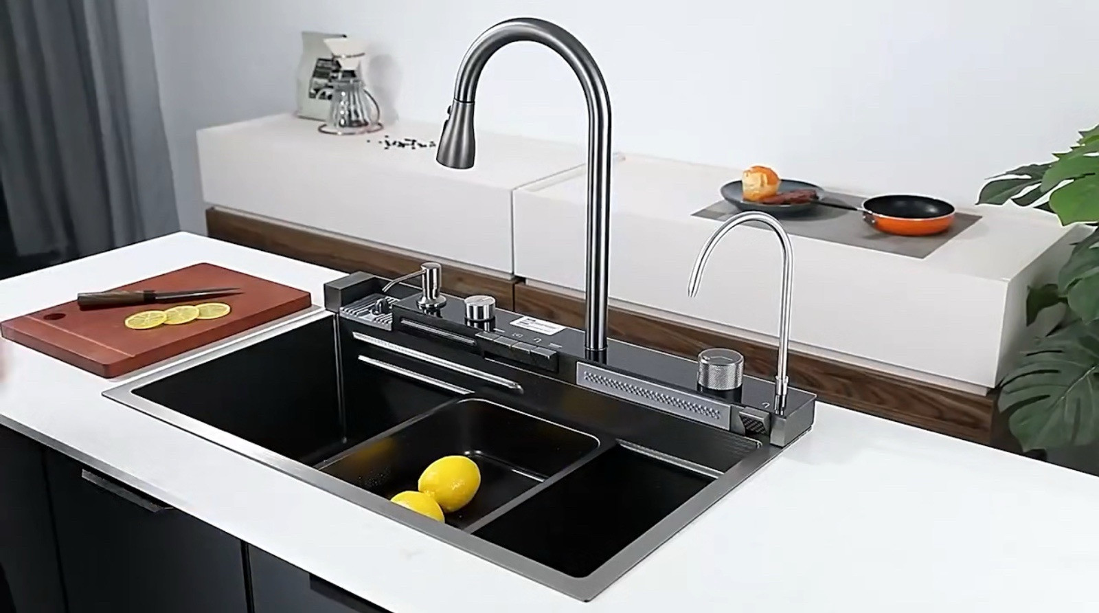 Évier de cuisine en acier inoxydable anti-rayures à isolation phonique renforcée