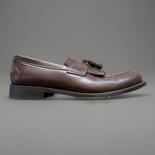 Mocassini uomo Velasca 10 nappe pelle marrone made in Italy slip on