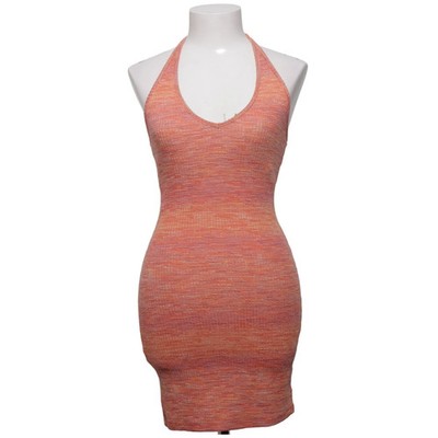 Bershka, Neckholderkleid, Größe: XS, Orange/Mehrfarbig #sKx