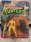 1988 Playmates APRIL O'NEIL  Ninja Turtles TMNT MOC No Press Pass Made In MACAO!
