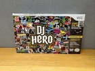 Nintendo Wii DJ Hero Bundle with Turntable New Complete in Box Game Sealed