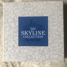 The Skyline Collection Champagne Crystal Statement Necklace Costume Jewelry NIB