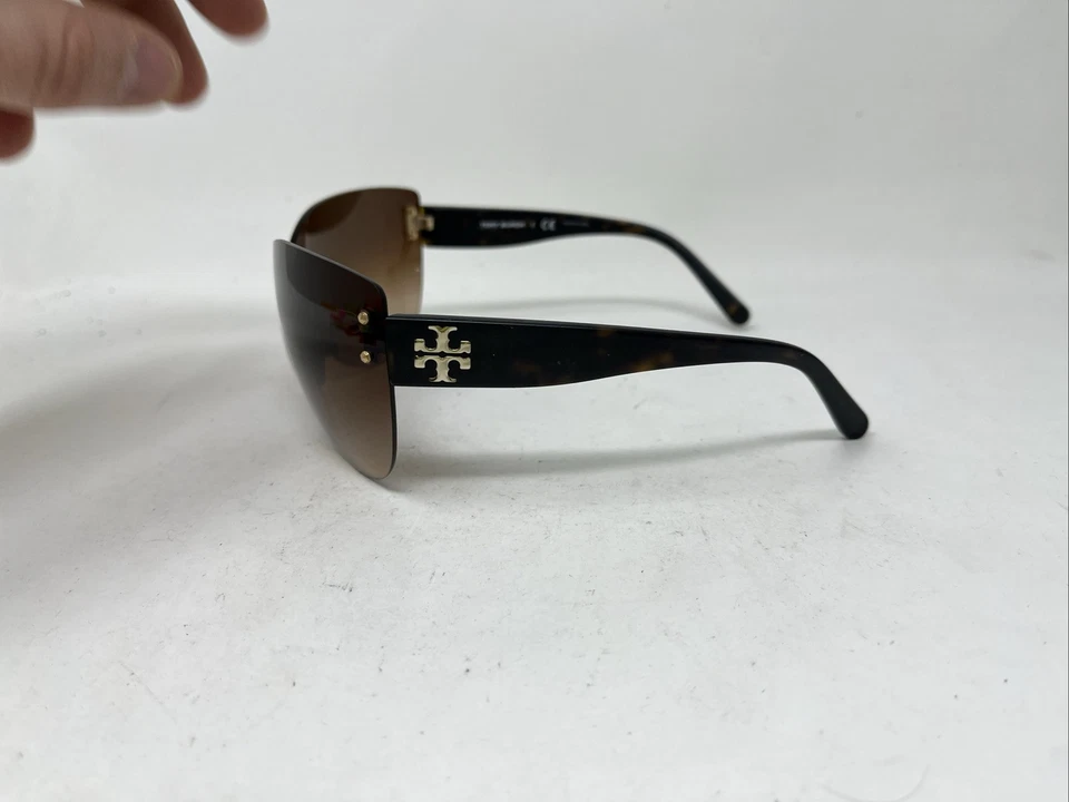 TORY BURCH TY 7069 1294/14 125 TORTOISE BROWN SHIELD SUNGLASSES PZ28 - Image 4 of 4
