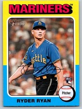 #326 Ryder Ryan RC 2024 Topps Heritage Seattle Mariners
