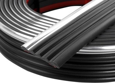 Chrome Body Side Trim Molding Fit for 1988-1998 Chevy GMC Pickup Trucks, Silvera