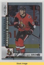 2017-18 Upper Deck O-Pee-Chee Update Rainbow Foil Logan Brown #625 READ z6b