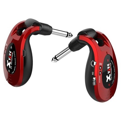 Xvive U2R Digital Transmitter Receiver Wireless System for Guitar, Red