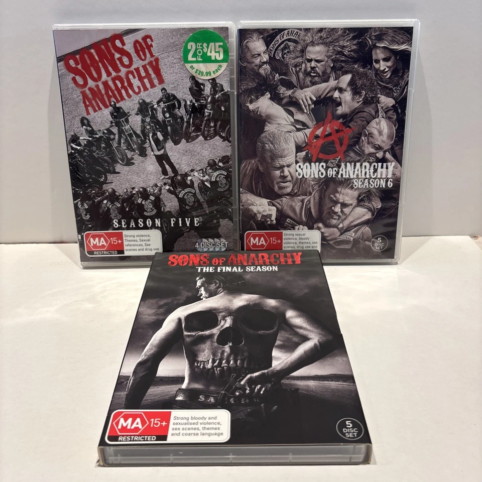 Sons of Anarchy : Season 1 2 3 4 5 6 7 Box Set, DVD, 2015 - image 3 of 4